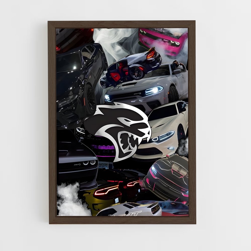 Poster Turbo Drift – affiche Dodge (vue 5)
